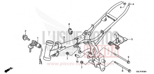 CARROSSERIE DE CHASSIS CRF50FH de 2017